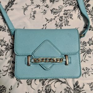 Blue crossbody bag